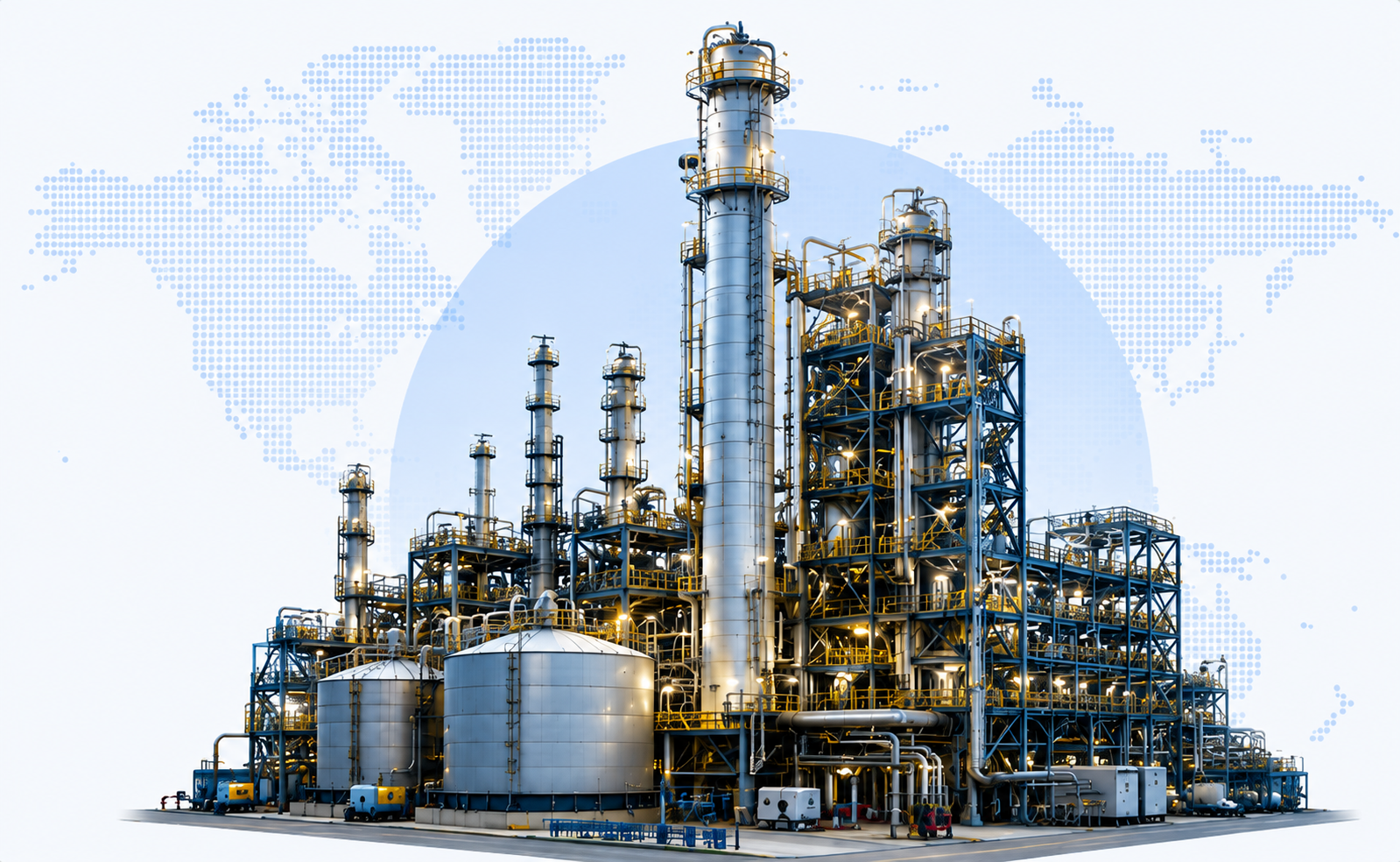 Industrial processing plant representing Deep Ocean engineering capabilities